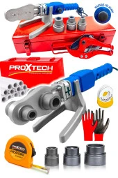 PROXTECH Premium Kalite PPRC Metal Çanta Plastik Boru Kaynak PRC Mini Makina Seti Full Takım - 1