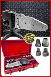 PROXTECH  Yüksek Kalite Çift Residans Ayarlı Pprc Plastik Boru Kaynak Makinesi 3 Metre Teflon Makaslı Set thumbnail 2