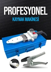 PROXTECH  Ağır Hizmet Çift Residans Isı Ayarlı Pprc Plastik Boru Kaynak Makinesi Çantalı Pro Makaslı Set thumbnail 2
