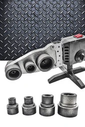 PROXTECH  Çift Residanslı Isı Ayarlı Pprc PlastikBoru Kaynak Makinesi MaşalıBoru Anahtarı Teflon Makaslı Set - 4