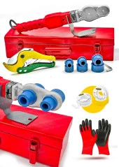 PROXTECH Profesyonel  PROX Boru Kaynak Mini Makina Seti Plastik Boru Kaynak Makinesi  Paket Set thumbnail 1