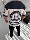 Erkek Dijital Baskılı T-Shirt - Siyah - 2