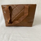 Fatozel Çanta Kapitone Baklava Desen Taba Çanta FÇ-00024 - 1