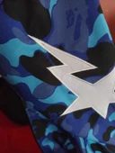 Unisex Pubg Bape x Shark Hoodie - Mavi - 4