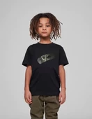 Çocuk Unisex Baskılı T-Shirt - Siyah - 1