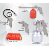 Cora FS-5000D Havalı Alet Seti 5 Parça - 1