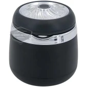 Üniversal 7 Renkli Işıklı Porselen Yanmaz Koku Geçirmez Lüx Oto Küllük Dumansız Kapaklı Spor Araç İçi Küllük Araba Küllüğü Gümüş thumbnail 7