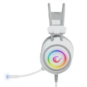 Rampage RM-K19 RAGING PLUS Beyaz USB 7.1 Surround RGB Ledli Gaming Oyuncu Mikrofonlu Kulaklık - 2