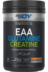 Bigjoy  EAA+Glutamin+Kreatin Portakal 480g-3gr Creatine+4gr Glutamine+5gr Essansiyel Amino Asitler - 1