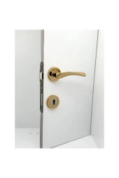 Bravo Saten Albirifin Rozetli Oda Kapı Kolu 1 Takım thumbnail 3