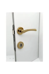 Bravo Saten Albirifin Rozetli Oda Kapı Kolu 1 Takım thumbnail 4