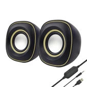 Jwin S-610 2'li USB Hoparlör - Sarı - 1