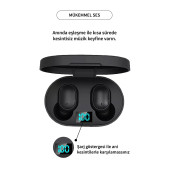 Deilmi Dots E6s Bluetooth Kulaklık Universal Hd Ses Ios Android Xiaomi Uyumlu Çift Mikrofon Extra Bass Ae6s - 2