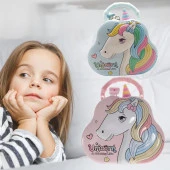 Unick Color Unicorn Anahtarlı Metal  Kumbara - 1