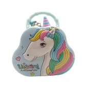 Unick Color Unicorn Anahtarlı Metal  Kumbara - 4