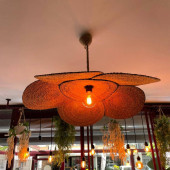 MDZN Bohem Avize, Rustik Avize, Jüt Avize, Doğal Avize, Hasır Örgü Avize, Salaş Avize, Tavan Aydınlatması - 1