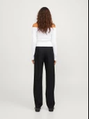 Jack&Jones JJXX Minimalist Yüksek Bel Düz Kadın Pantolon - Günlük & Ofis thumbnail 4