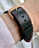 Ferrucci Erkek Deri Kordon Kol Saatİ  Siyah Rose thumbnail 3