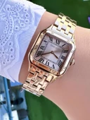 Ferrucci Vintage Kare Minimal Kadın Kol Saati  Rose - 1