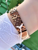 Ferrucci Vintage Kare Minimal Kadın Kol Saati  Rose - 3