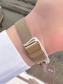 Ferrucci Kadın Hasır Kordon Kol Saati  Gold Yeşil thumbnail 3