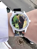 Q&Q Unisex Su Geçirmez Plastik Kordon Kol Saati  Beyaz thumbnail 2