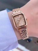 Ferrucci Dikdörtgen Kadın Metal Kordon Kol Saati  Rose thumbnail 2