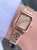 Ferrucci Dikdörtgen Kadın Metal Kordon Kol Saati  Rose thumbnail 1