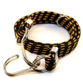 Bagaj Lastiği Sarı Kalın Çelik Kancalı 15mmx5mmx100cm - 1