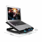 Frisby FNC-5235ST GS6 notebook soğutucu siyah stand thumbnail 5
