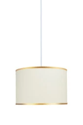 Minimal Viscose 30x30x21 Bej Kumaş Avize - 3