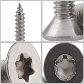 Buldex Vida 7.5x100 mm 50 ADET Sivri Uçlu Dübelsiz Beton Vidası Tork Duvar Vidası Buldeks - 4