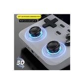 Cosmostech D007 Plus Android Taşınabilir Retro El Atarisi Game Oyun Konsolu HD IPS 3.5 Ekran -10.000+ Oyunlu Gri thumbnail 2