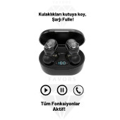 Favors E7s Dots Bluetooth Kulaklık Extra Bass Hd Ses Çift Mikrofon Universal Kablosuz Kulaklık - 3