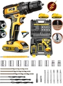 ProJcb Plus Starwalt 45 Kademe Tork Ayarlı J-1490 Bakır Sargı 2 Akülü Şarjlı Vidalama Matkap Uç Seti Hediyeli - 1