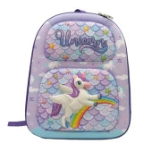 Unick Color Unicorn Kabartmalı Orta Boy Sırt Çantası - 1