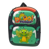 Unick Color Cool Dino Kabartmalı Orta Boy Sırt Çantası - 1