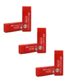 Faber Castell Büyük Kırmızı Okul Silgisi 6 lı - 2