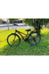 Corelli Schule V Fren 21 Vites 26 Jant Bayan Şehir Bisikleti Siyah Kırmızı 16 Kadro thumbnail 2