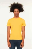 Cazador B.Yaka  K.Kol Basic Erkek T-şhirt 4618 Hardal thumbnail 1