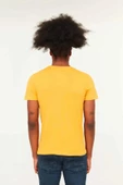 Cazador B.Yaka  K.Kol Basic Erkek T-şhirt 4618 Hardal thumbnail 3