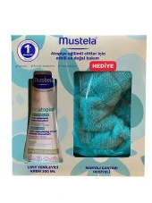Mustela Stelatopia Lipit Yenileyici Krem 300 ml + Makyaj Çantası Hediyeli - 1