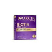 Bioxcin Biotin 5000 Mcg Biotin Çinko Saç ve Tırnak Vitamini 30 Tablet - 1