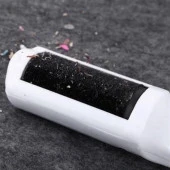 Taşınabilir Elektrostatik Hazneli Rulo Şeklinde Evcil Hayvan Tüyü Saç Toplayıcısı thumbnail 3