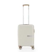 MÇS 3lü Set Kırılmaz Silikon Seyahat Valizi Bavulu V374 Kemik/Şampanya thumbnail 9