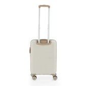 MÇS 3lü Set Kırılmaz Silikon Seyahat Valizi Bavulu V374 Kemik/Şampanya thumbnail 10