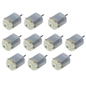 10 Adet DC Motor, Deney Motoru, 3V, 6V Motor Yüksek Devir Dinamo Motor - 1