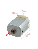 1 Adet DC Motor, Deney Motoru, 3V, 6V Motor Yüksek Devir Dinamo Motor - 2