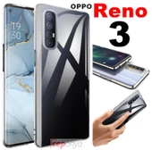 Oppo Reno 3 Ultra İnce Esnek Şeffaf Süper Silikon Kılıf thumbnail 1