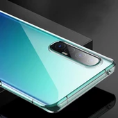 Oppo Reno 3 Ultra İnce Esnek Şeffaf Süper Silikon Kılıf thumbnail 9